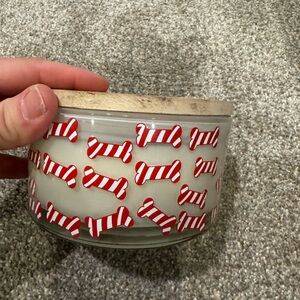 Festive Dog Bone Candle
